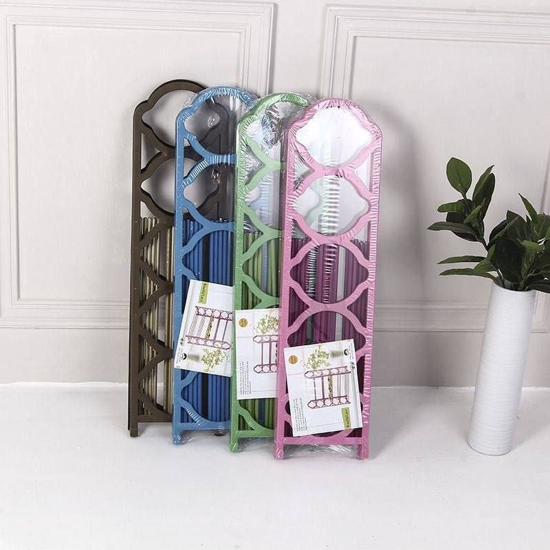 Plastic shoe/bag rack