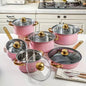 12pcs stainless steel cookware