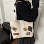 Korean patch tote-bag